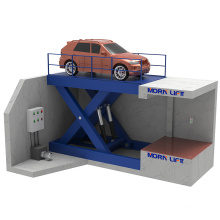 3000kg 4000kg 5000kg customized available fixed car lift electric hydraulic stationary scissor lift table for garage